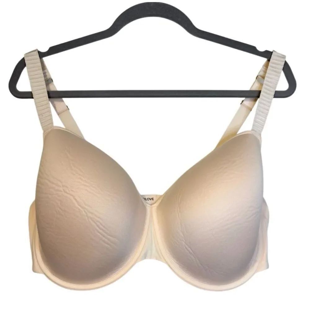 Thirdlove 24/7 Classic T-Shirt Bra Sz. 42F Comfort Adjustable Straps